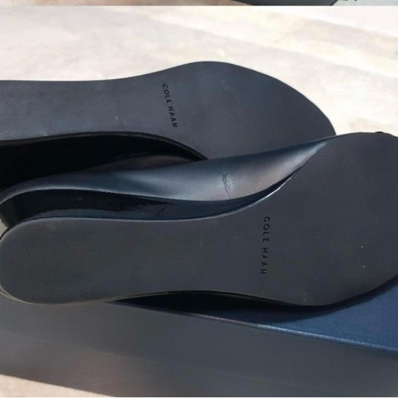 Authentic Cole Haan Logo slip on Wedge size 11B - Picture 7 of 9